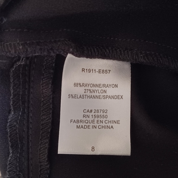 NWT Renuar Pull on pants size 8 - Picture 5 of 5